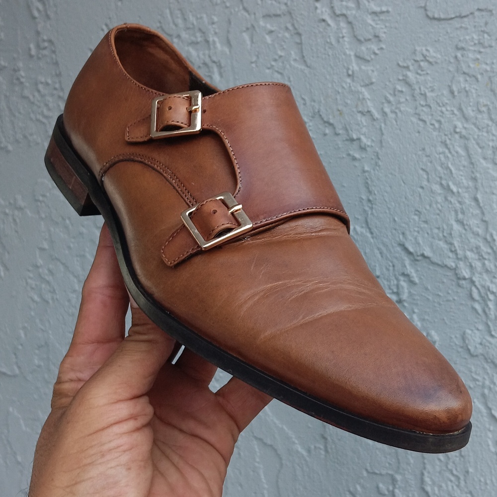 Russo Brunello Men's Hand Made Double Monk Strap Luxury Shoe 👞 - Picture 3 of 17